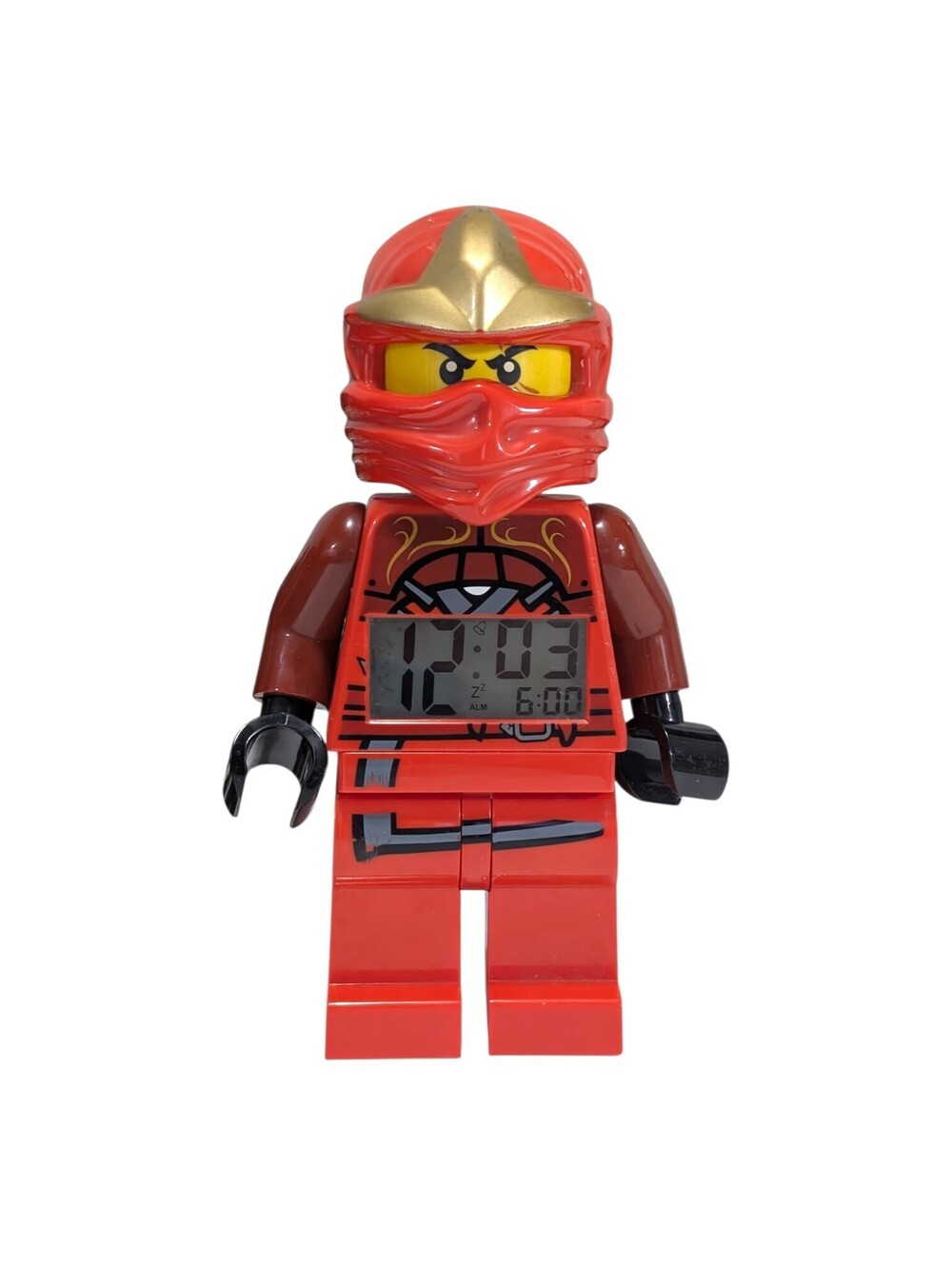 LEGO Ninjago Kai Red Ninja Digital Alarm Clock Toy 9006784 Flaws